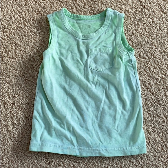 Light Green Tank w/ Pocket